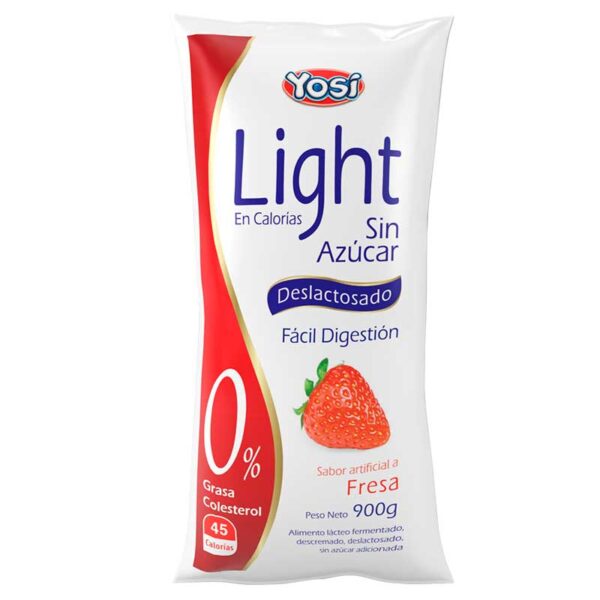 yosi light fresa yogurt sin azucar