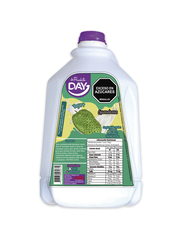 Yogurt con Fruta Guanábana Garrafa 4000 g
